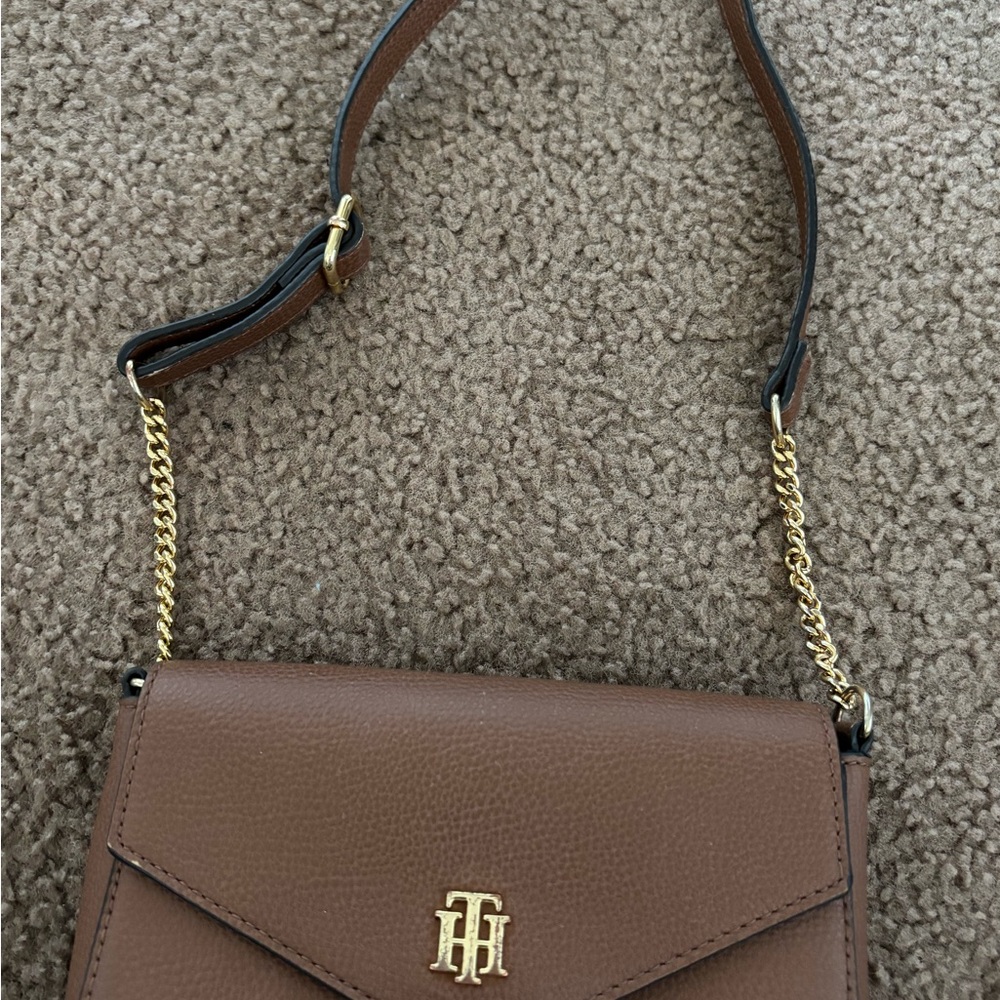 Tommy Hilfiger Brown Crossbody Bag